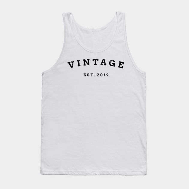 2019 vintage-año-12 000043 Tank Top by KukiStore